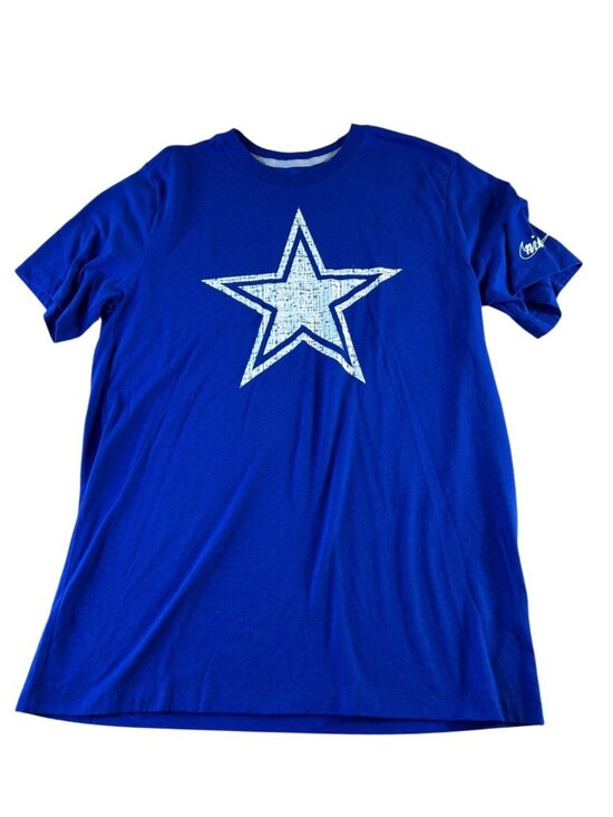 Nike Other - Dallas Cowboys NFL Nike T Shirt Size Large Blue Swoosh Short Sleeve Football